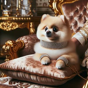 Luxurious Dog Accessories for Wealthy Breeds | Elegant Room Setting