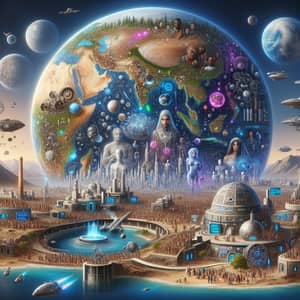 Future Earth: Harmonious Civilization of Diverse Men | 10 Billion Years