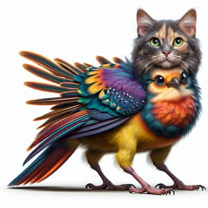 Mythical Cat-Bird Creature | Quirky Fairy Tale Character