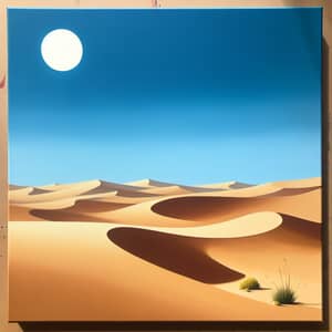 Expansive Desert Landscape Painting | Abstract Art