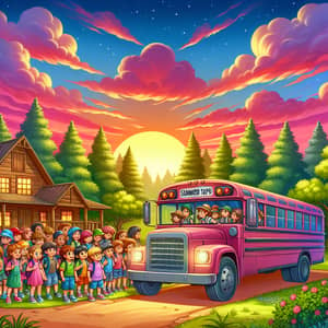 Sunrise Bus Pick-up: Summer Camp Adventure