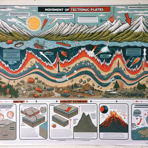 Tectonic Plate Movements & Effects: Transform, Divergent, Convergent Boundaries
