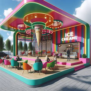 Vibrant Ice Cream Shop Design for Next 10 Years