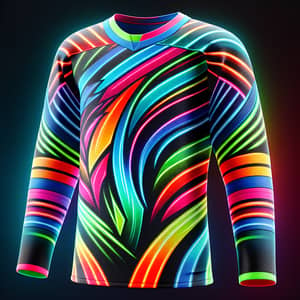 Neon Ice Hockey Shirt - Bold Colors & Striking Design