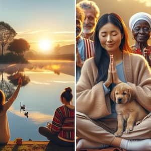 Mindfulness, Common Humanity, and Self-Kindness in Diverse Images