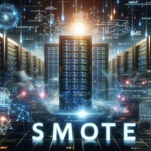 SMOTE: Science and Big Data Image with Servers and Formulas