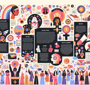 Empowering Women's Month Infographic: Celebrating Diversity & Achievements