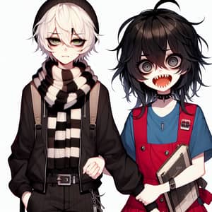 Emo Boy & Girl: Unique Fashion Style and Unnerving Smiles