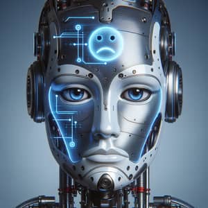 Sophisticated Robot with Emotional AI - Sad Emotion
