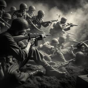 Intense World War II Soldier Encounter | Vintage War Photography