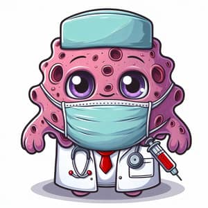 Cartoon B Cell Doctor: Fun & Engaging Illustration