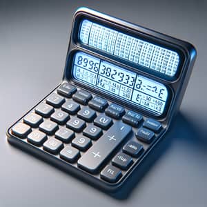 3D Scientific Calculator with Large Display Screens