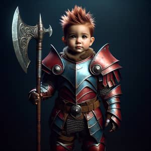 Baby Balmond: Adorable Toddler in Warrior Armor