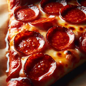 Irresistibly Delicious Pepperoni Pizza with Melted Cheese