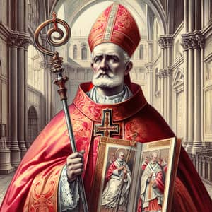 Saint Stanislaus Bishop Martyr Memorial Illustration