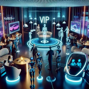 Luxurious VIP Experience in Futuristic Setting
