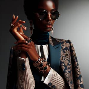 Luxury Fashion Style for Elegant Individuals of African Descent