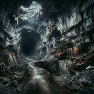 Eerie Industrial Underground Cavern Exploration