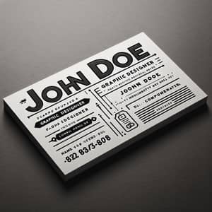 Professional Business Card | John Doe, Graphic Designer