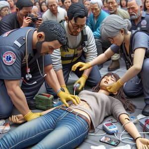 First Medical Aid Scene: Paramedic & Nurse Act Swiftly | Website