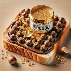 Luxury 1,000,000 Euro Nutella Toast | Exquisite Hazelnut Spread