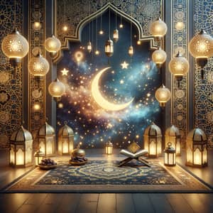 Ramadan Studio Backdrop | Festive Holy Month Scene