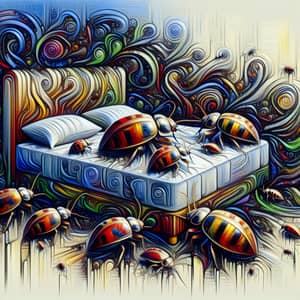 Captivating Bed Bugs in Abstract Expressionism Art