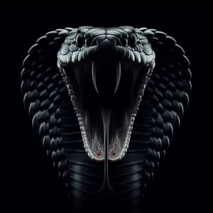 Detailed Close-Up of Frightful Cobra | Fierce Snake Photo