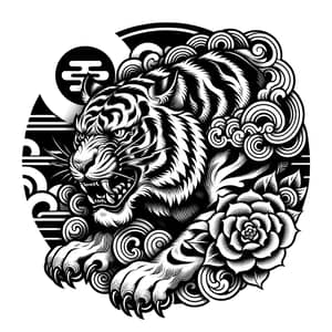 Japanese Tiger Tattoo Artwork