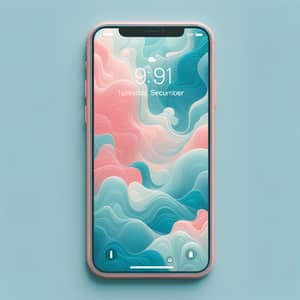 HD Abstract iPhone Wallpaper in Pastel Colors