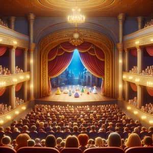 Realistic Theater Background Image for Websites