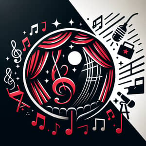 Whimsical Music Event Logo Design