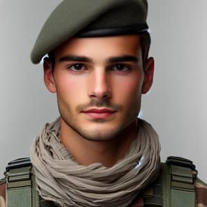 French Mercenary Soldier | Airborne Trooper in Green Beret