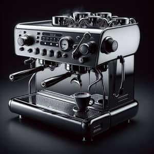 Modern Monochrome Espresso Machine | Sleek Design & Premium Functionality