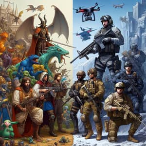 The Witcher 3 Characters in Counter Strike - Fantasy to Modern Warfare Crossover