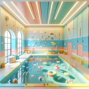 Bright & Colourful Children's Swimming Pool Interior