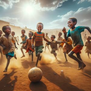 Ethiopian Kids Playing: Joyful Scenes of Childhood Fun