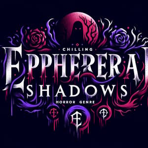 Ephemeral Shadows - Chilling Horror Logo Design