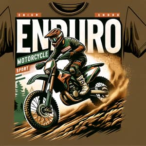 Enduro Motorcycle Graphic T-Shirt Design