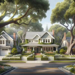 Classic American Style Two-Family Home in Peaceful Suburb