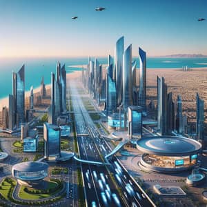 Dammam City Skyline 2030: Modern Architecture & Green Spaces