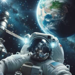 Astronaut in Space: Exploring the Cosmos