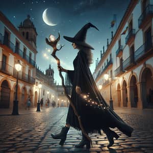 Witch Named Paula in Cordoba: Magical Night Stroll