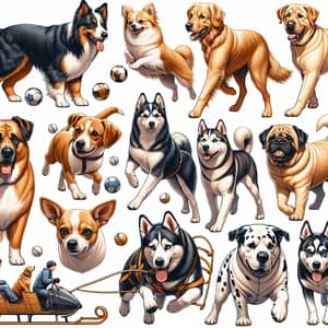 Popular Dog Breeds: Border Collie, Golden Retriever, Chihuahua & More