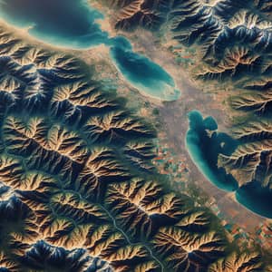 Detailed Map of Azerbaijan: High-Resolution Aerial Photography