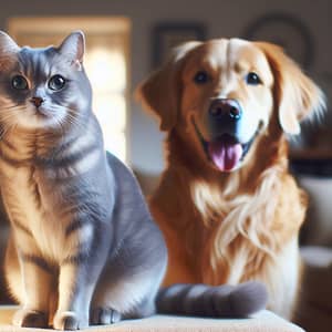 Cat and Dog: Feline and Canine Harmony