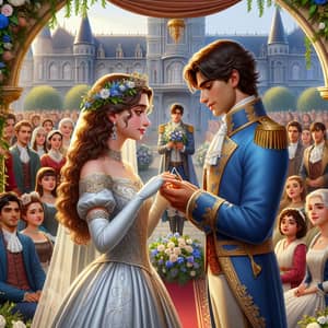 Royal Wedding: White Prince & Brown Princess Exchange Vows