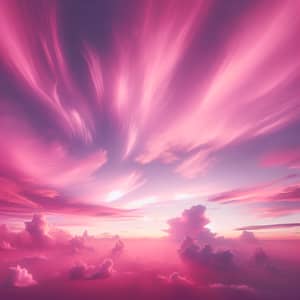 Breathtaking Pink Sky: Heavenly Serenity and Beauty
