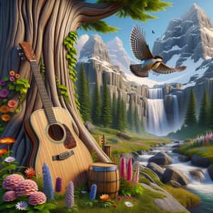 Musicality and Wilderness Harmony | Nature Landscape Scene