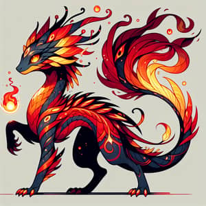 Fire-Type Creature Inspired by Mythical Personality | Pokemon